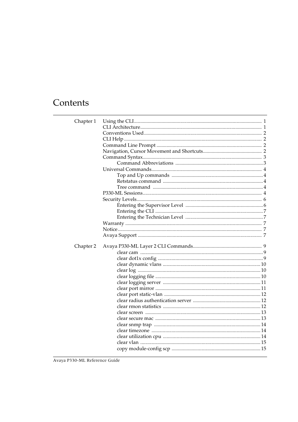Avaya P330-ML-ML User Manual | Page 3 / 320