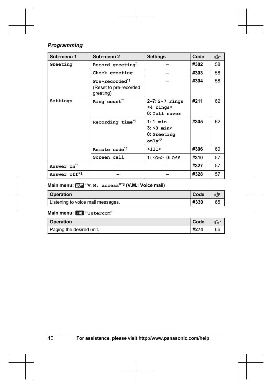 Panasonic KXTG7623 User Manual | Page 40 / 100