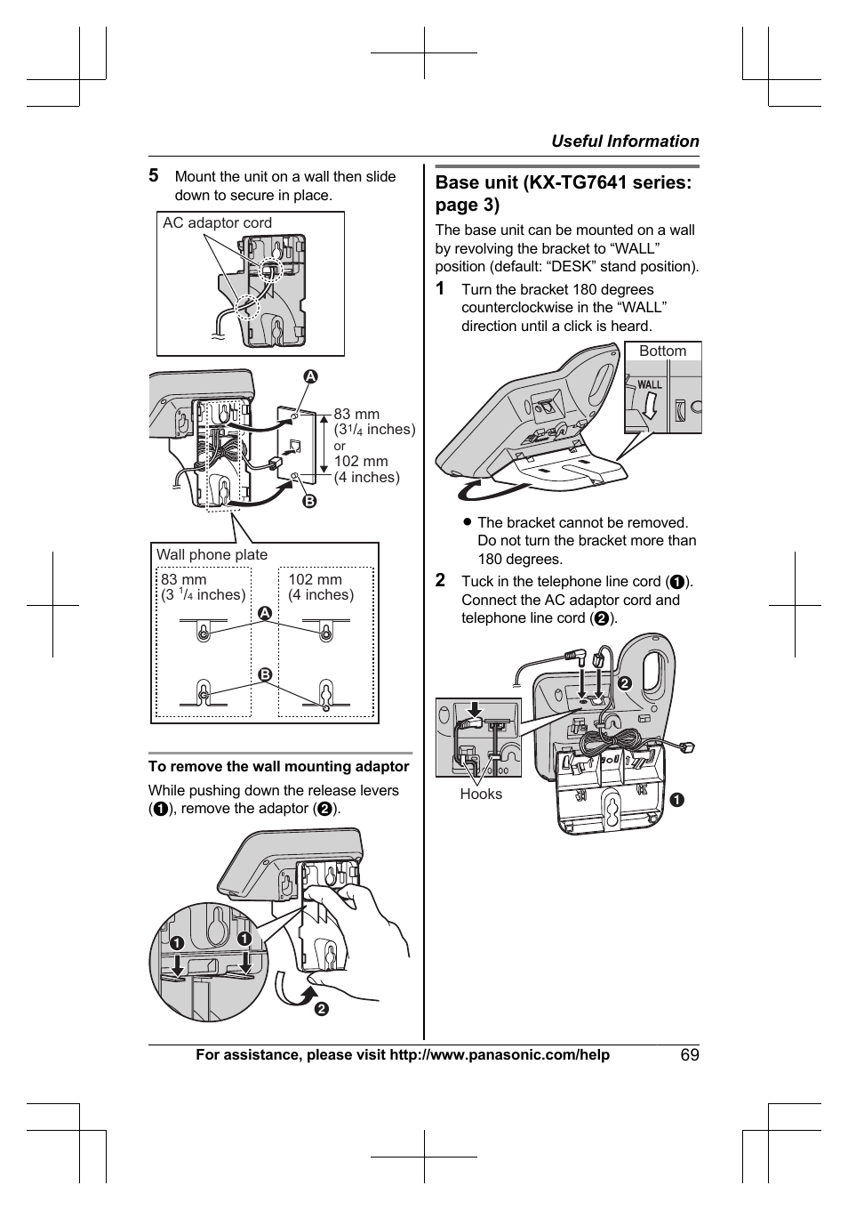 Panasonic KXTG7623 User Manual | Page 69 / 100