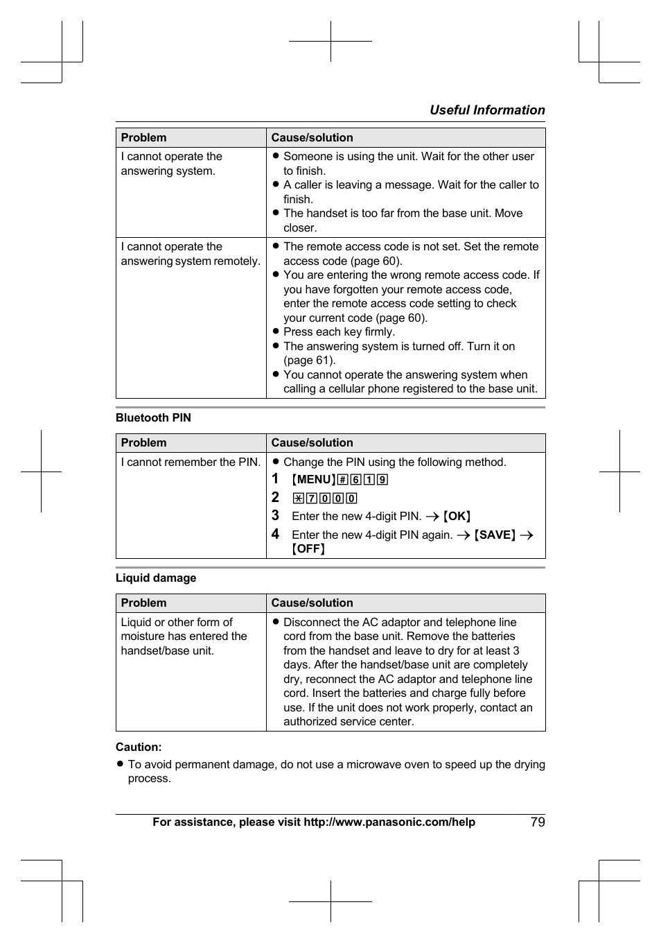 Panasonic KXTG7623 User Manual | Page 79 / 100