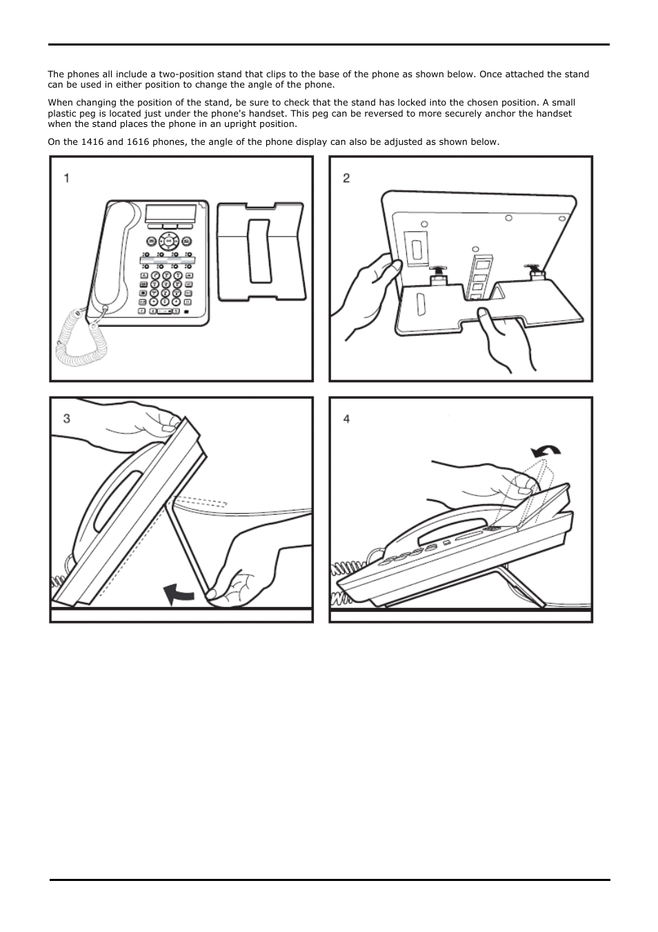 The phone stand, 6 the phone stand | Avaya 15-601040 User Manual | Page 14 / 188