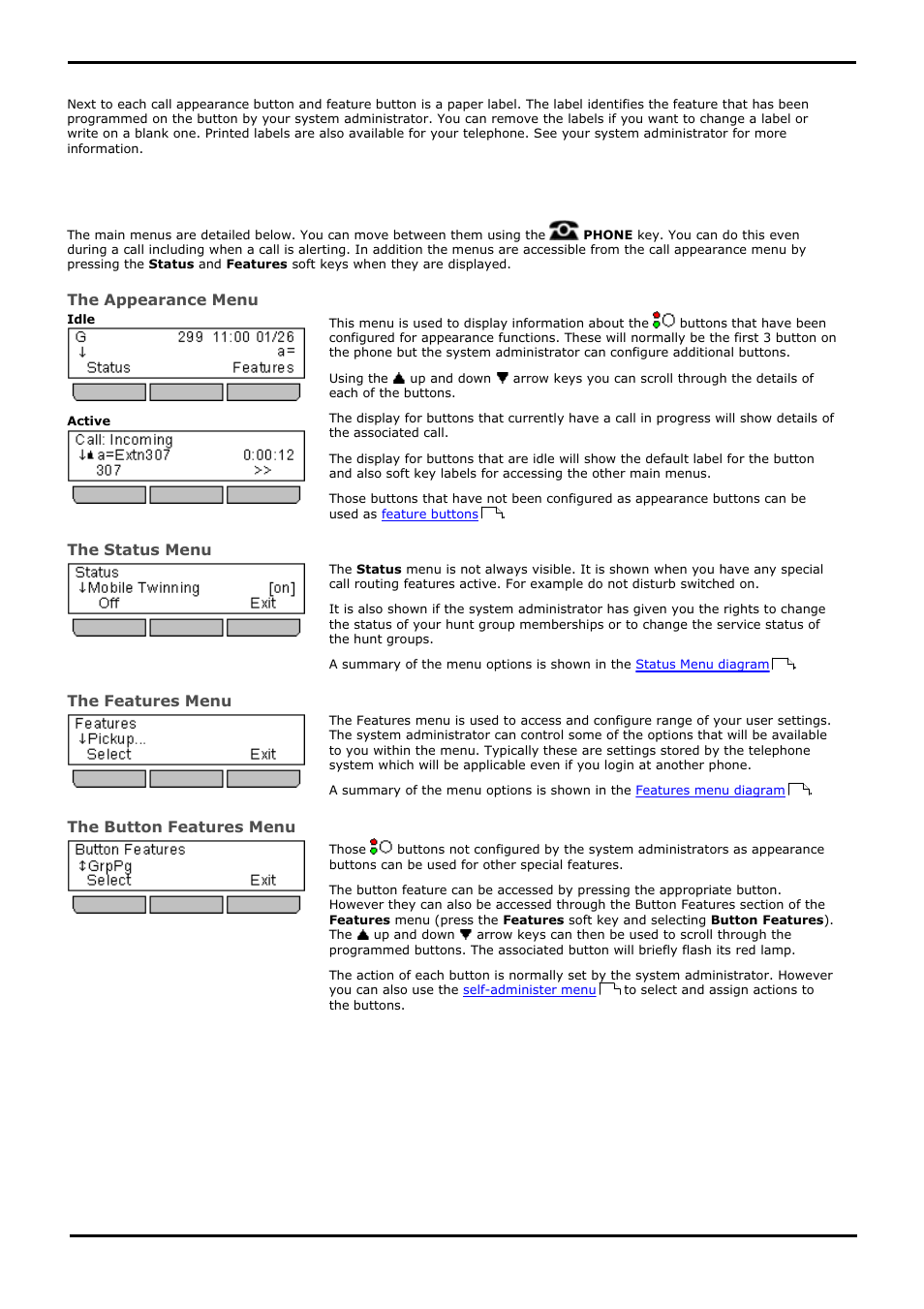 Labels, The main phone menus, 7 labels | 8 the main phone menus, 1 starting a conference, 2 adding a call to a conference | Avaya 15-601040 User Manual | Page 15 / 188