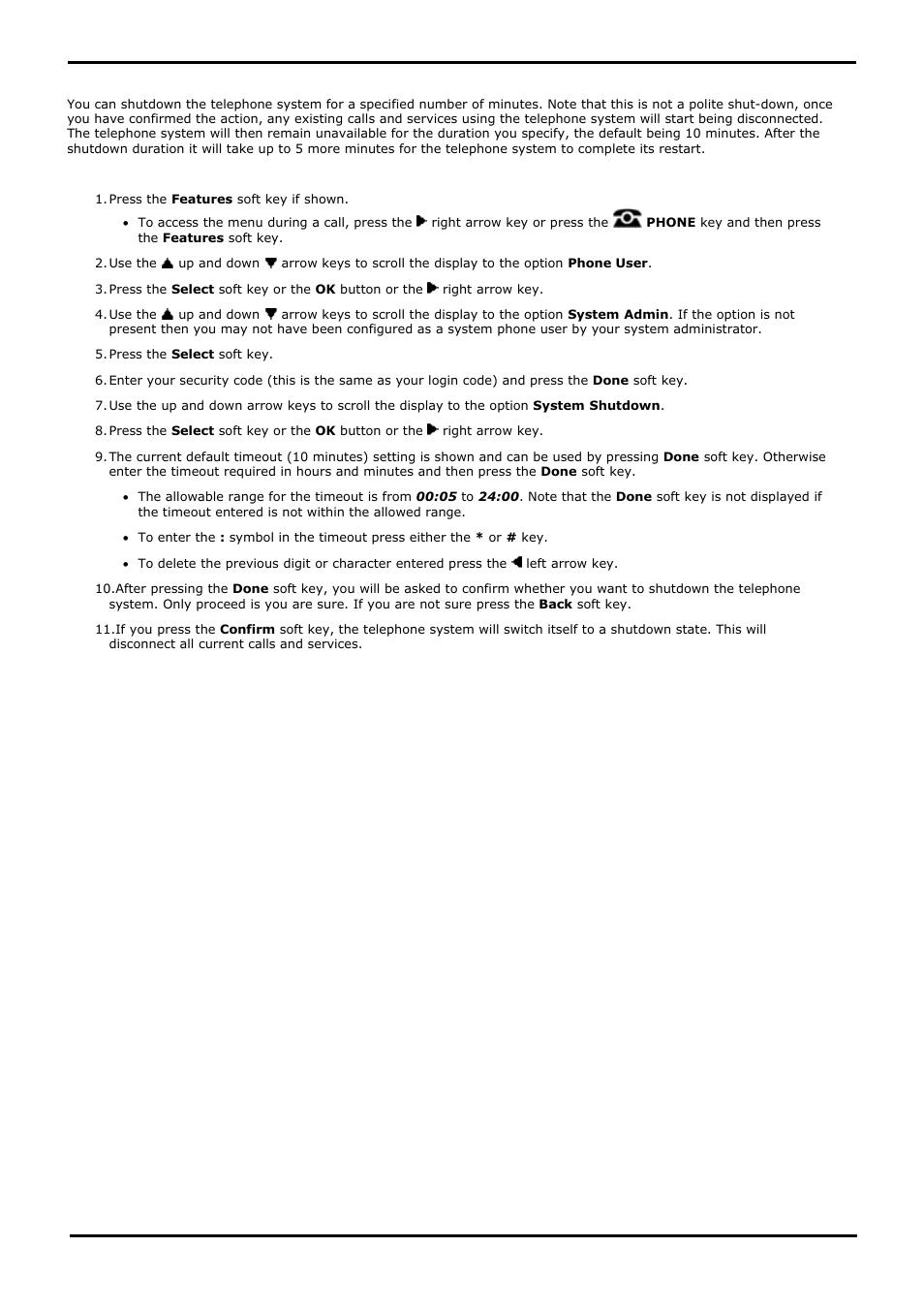 System shutdown, 6 system shutdown, Shut down the system | Avaya 15-601040 User Manual | Page 159 / 188