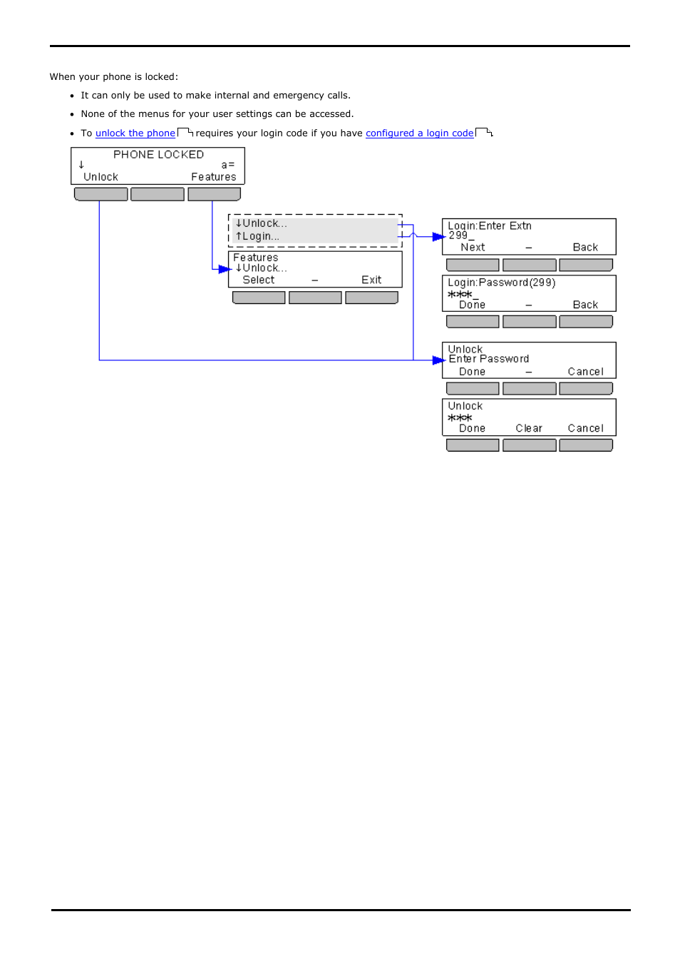 Phone locked menu, 9 phone locked menu | Avaya 15-601040 User Manual | Page 174 / 188