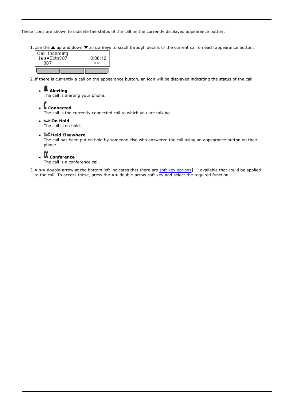 Using the appearance menu, 1 using the appearance menu | Avaya 15-601040 User Manual | Page 20 / 188