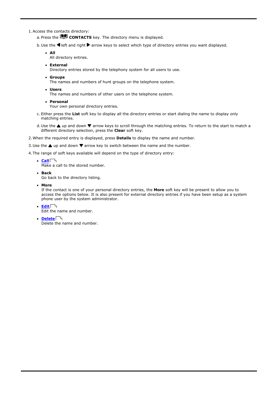 Viewing contacts details, 1 viewing contacts details | Avaya 15-601040 User Manual | Page 65 / 188