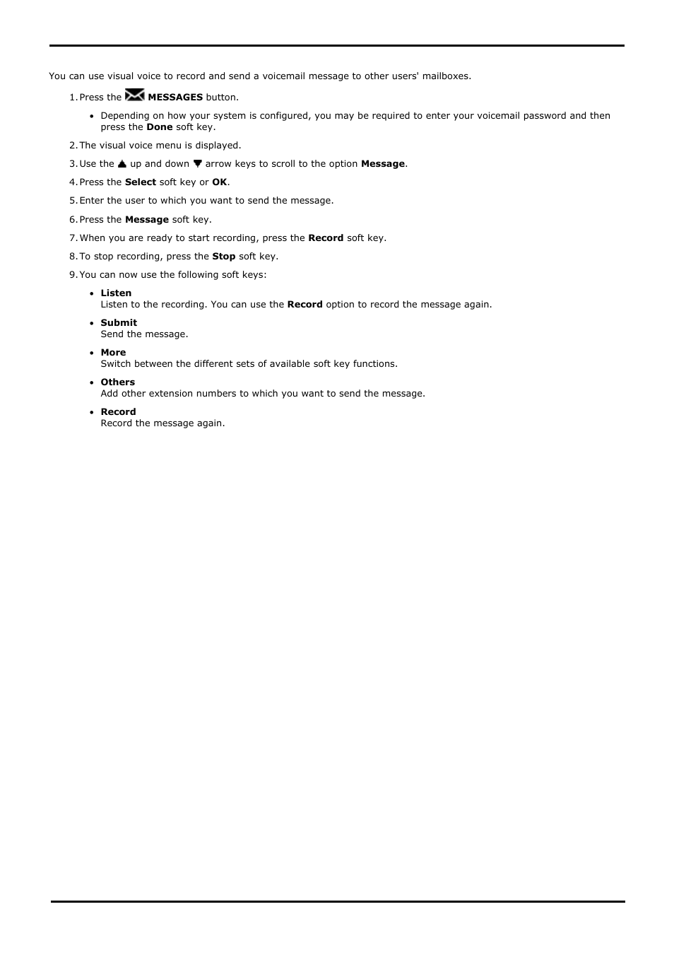 Sending a message, Record and send a message, 3 sending a message | Avaya 15-601040 User Manual | Page 80 / 188