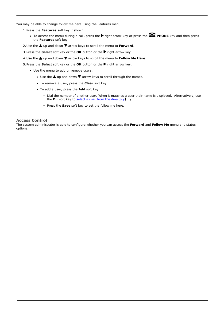 Follow me here (features menu), 3 follow me here (features menu), 3 redial mode | Avaya 15-601040 User Manual | Page 95 / 188