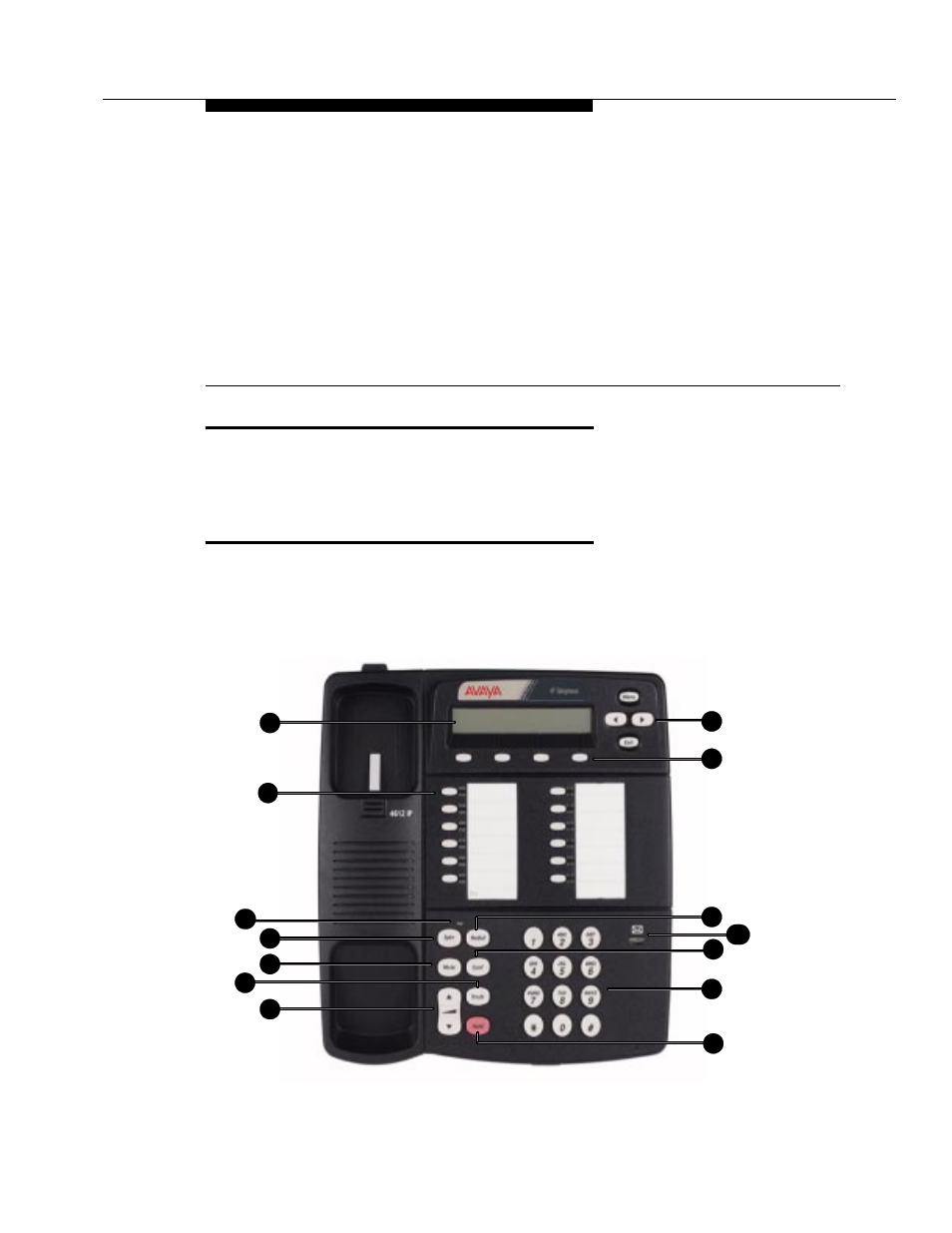 4612 ip telephone description, Introduction, The 4612 ip phone | Chapter 1 - 4612 ip telephone description, Introduction 1-1, The 4612 ip phone 1-1 | Avaya 4612 User Manual | Page 15 / 66