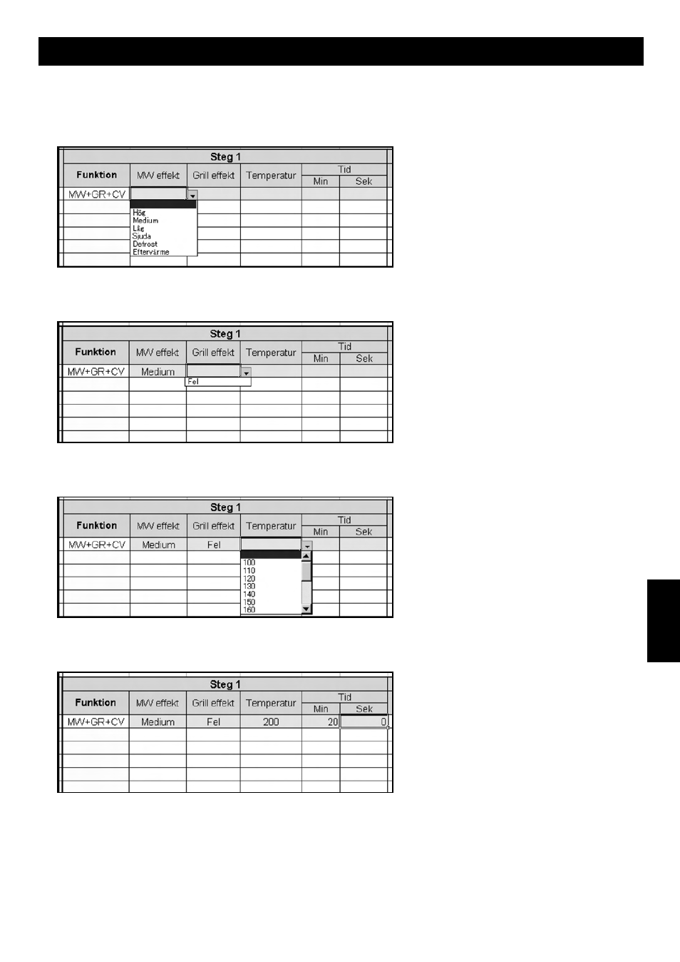 Lagra programmeringsdata på sd-minneskort | Panasonic NEC1475 User Manual | Page 21 / 32