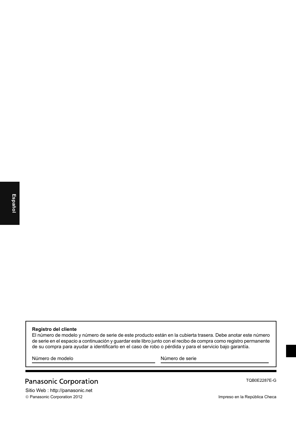 Panasonic TH50PF50E User Manual | Page 72 / 72