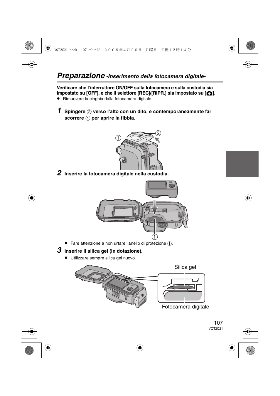 Preparazione | Panasonic DMWMCTZ7 User Manual | Page 107 / 184