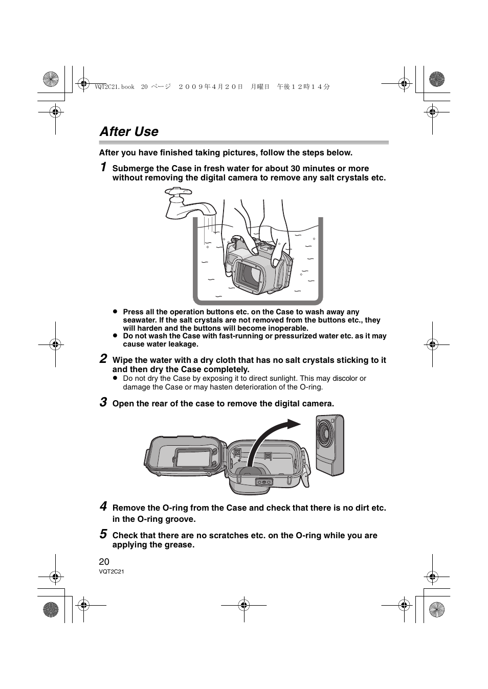 After use | Panasonic DMWMCTZ7 User Manual | Page 20 / 184