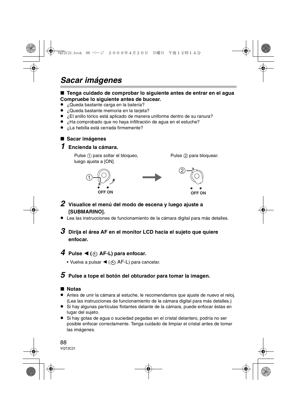 Sacar imágenes | Panasonic DMWMCTZ7 User Manual | Page 88 / 184
