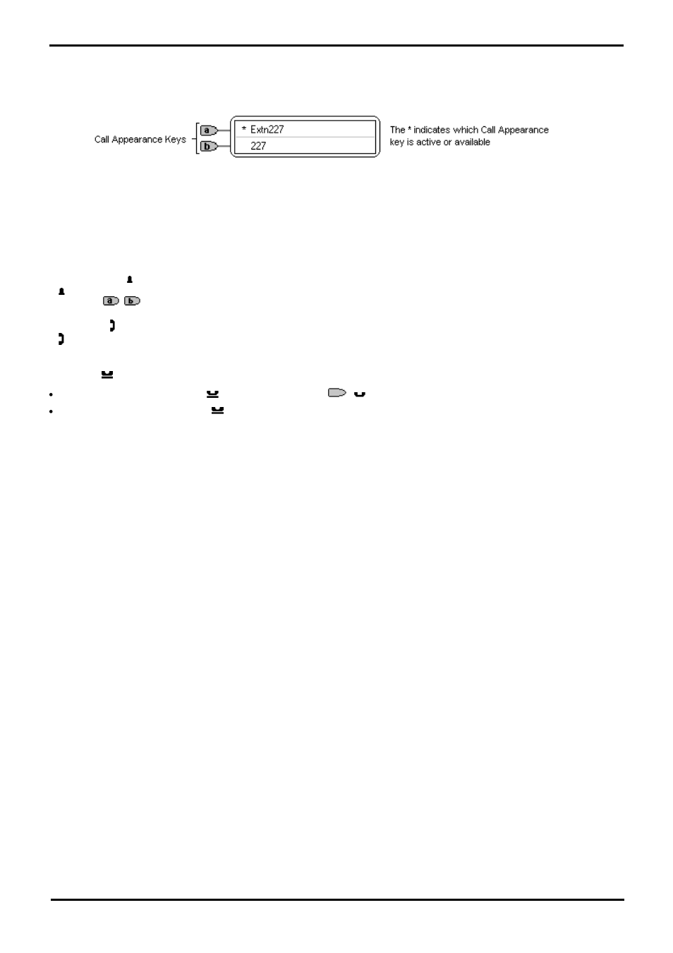 Call appearance keys, 1 call appearance keys | Avaya 5602 User Manual | Page 8 / 26