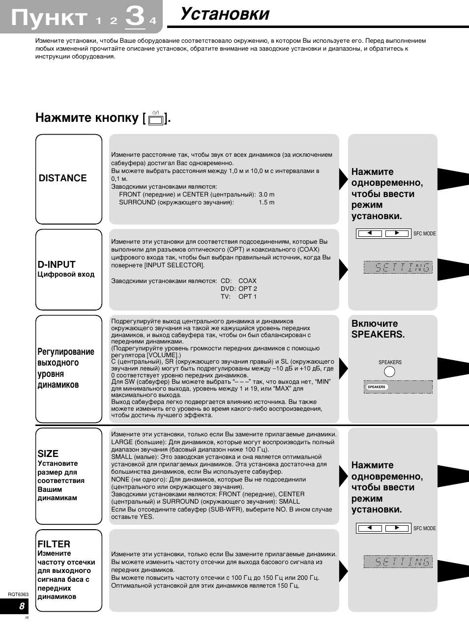 Step, Иымнъ, Мтъ‡му‚нл | З‡кплъв нмуфны | Panasonic SCHT400 User Manual | Page 26 / 76