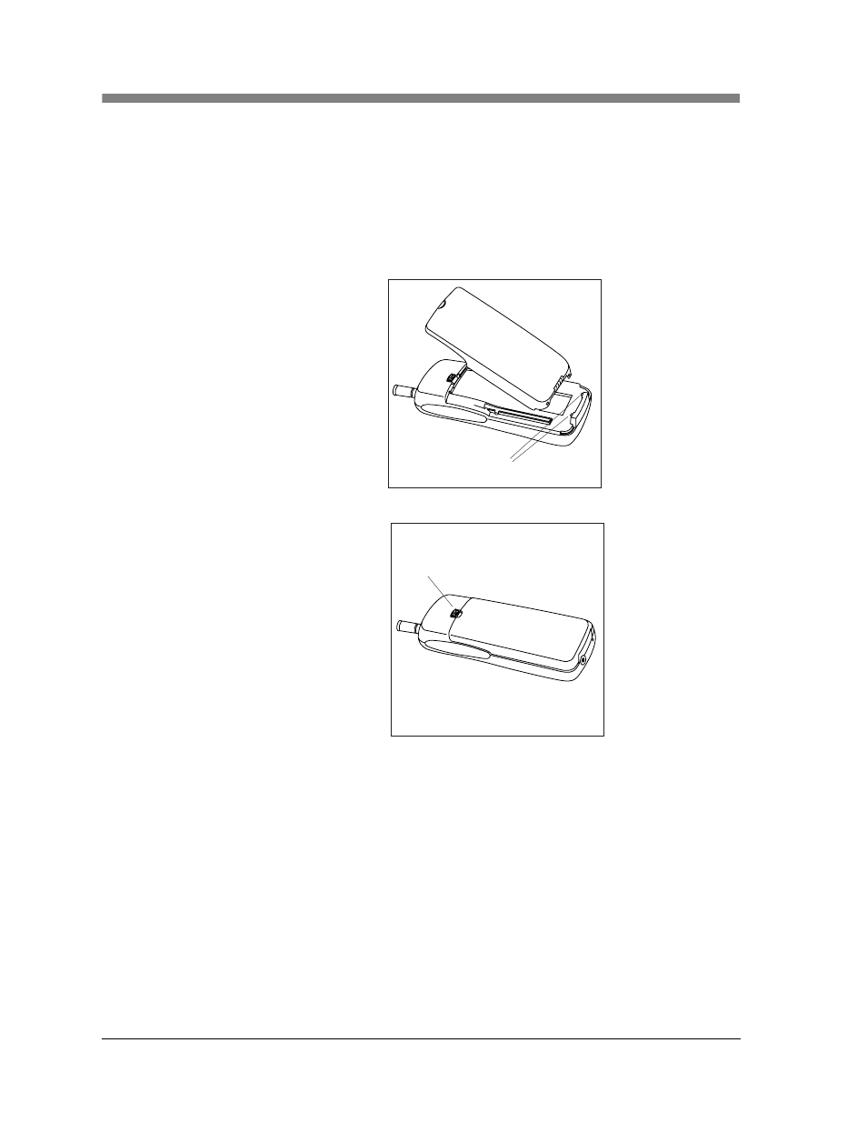 Inserting and removing the handset’s battery pack, Inserting and removing the, Handset’s battery pack | Avaya TransTalk MDW 9040 User Manual | Page 36 / 118