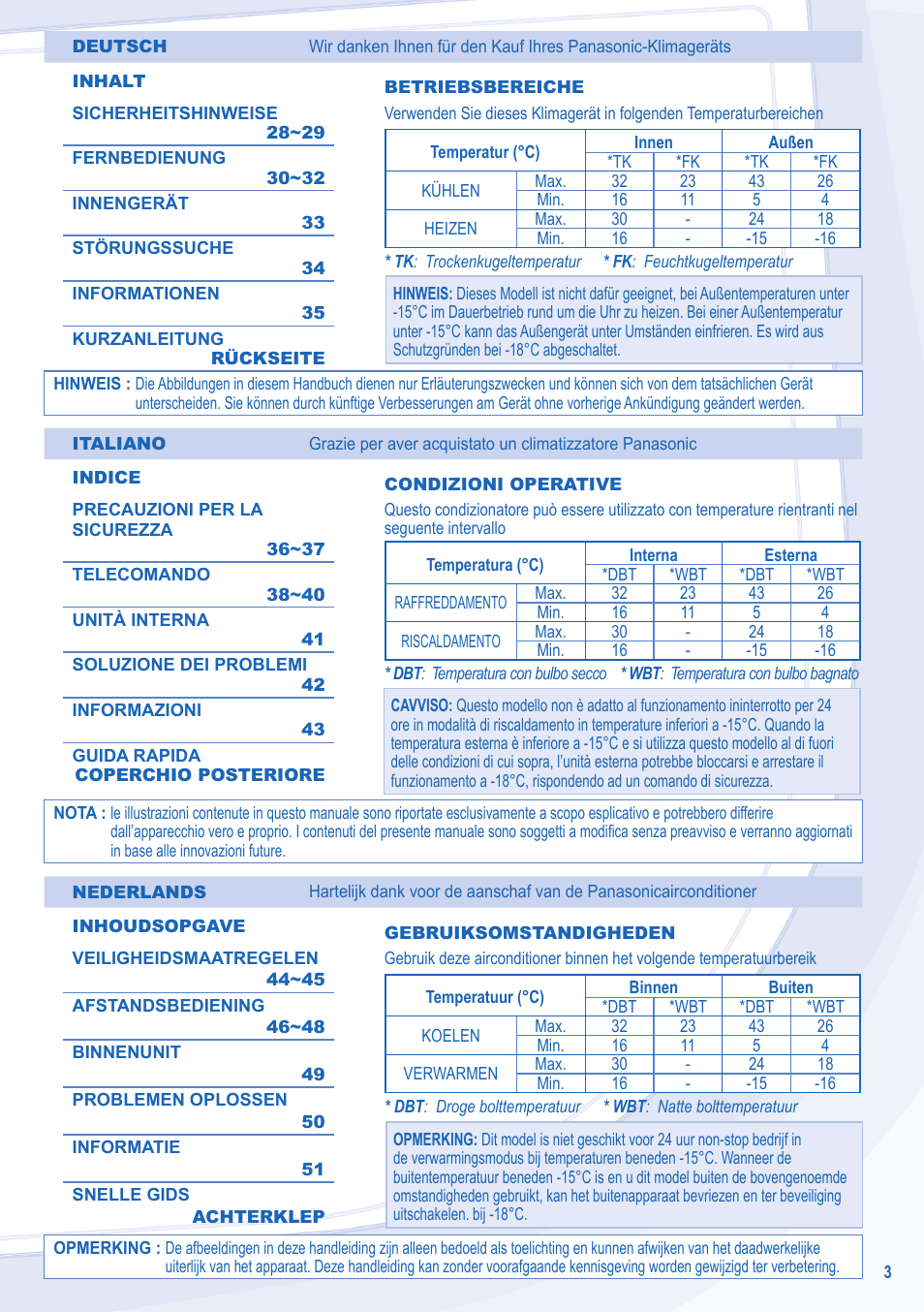 Panasonic CUE15MKE3 User Manual | Page 3 / 12