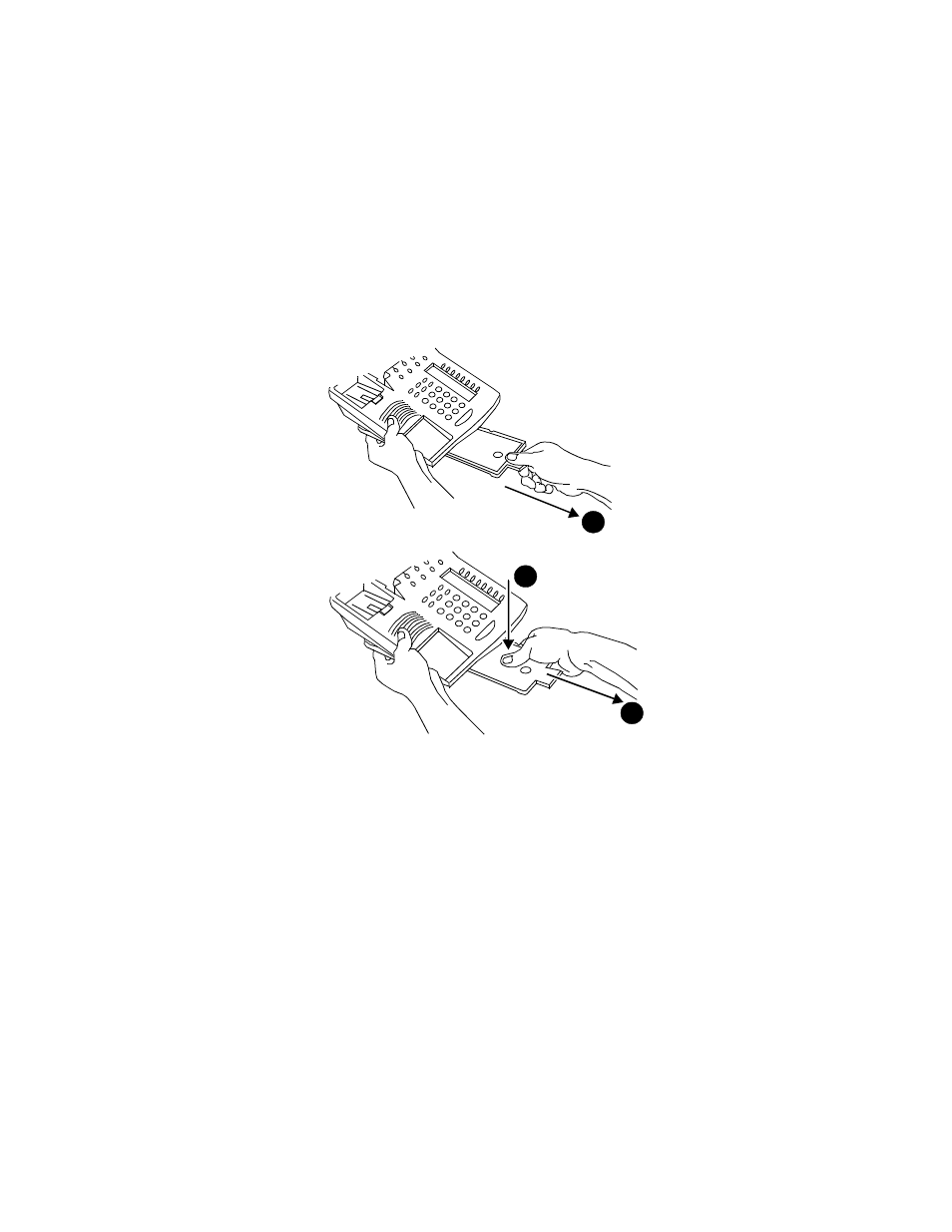 Removing the telephone tray | Avaya Definity 6402D User Manual | Page 21 / 24