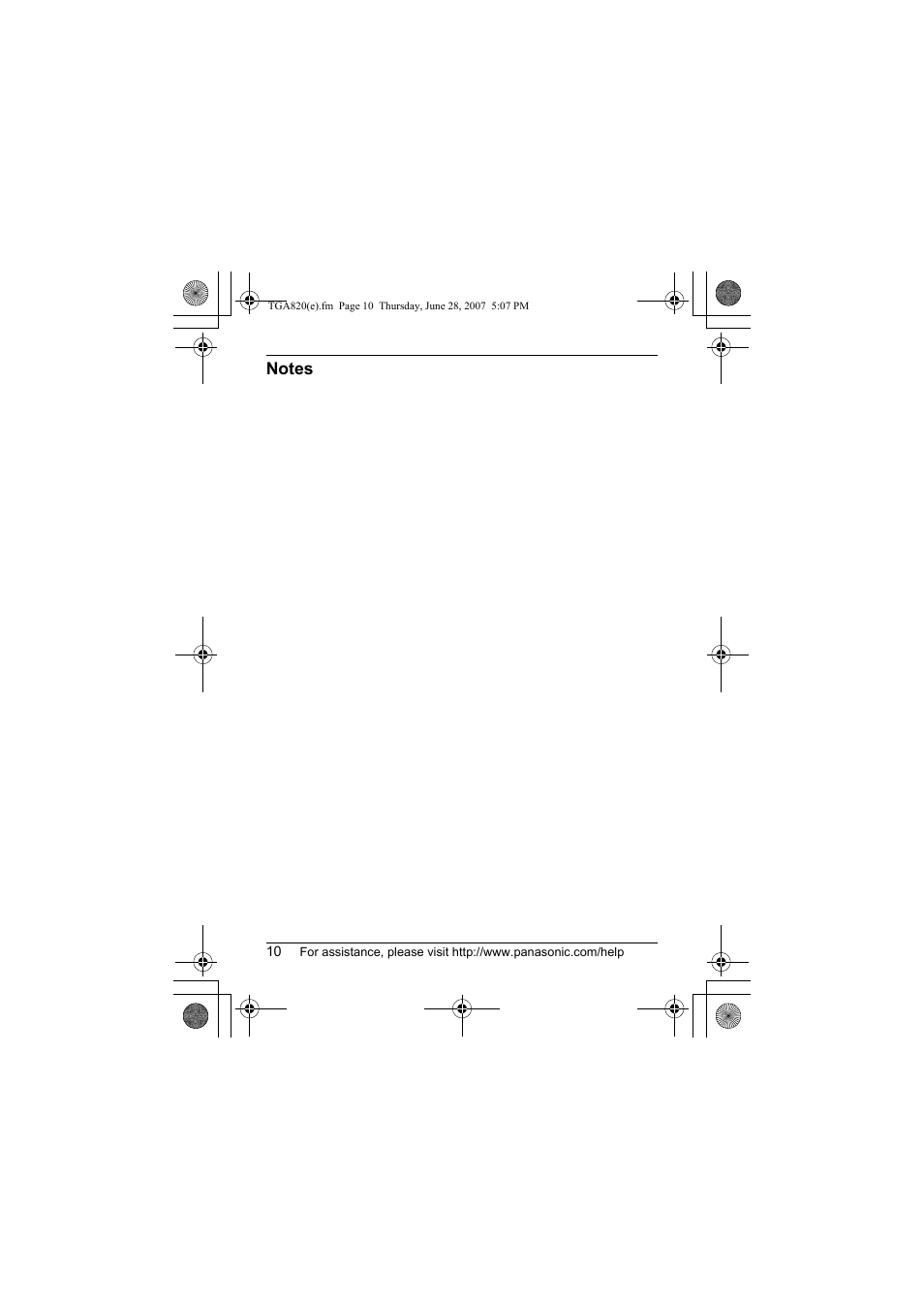 Panasonic KXTGA820 User Manual | Page 10 / 16