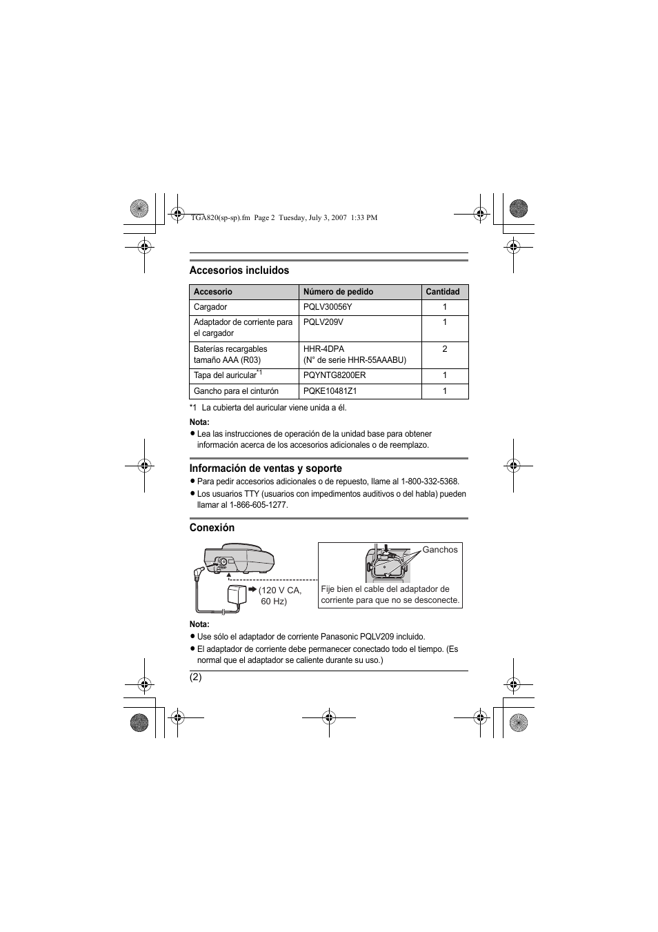 Panasonic KXTGA820 User Manual | Page 13 / 16