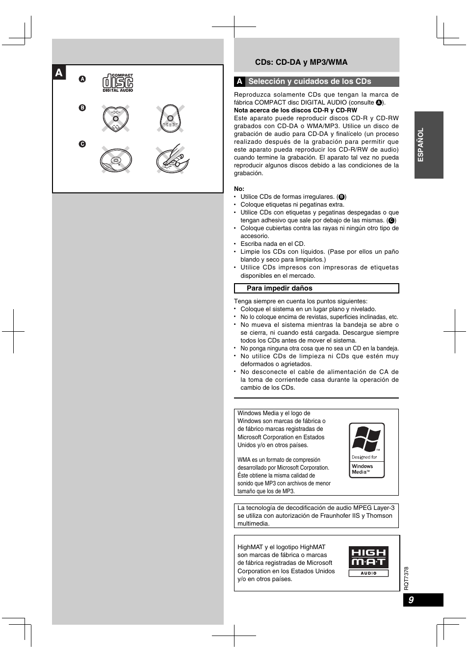 Panasonic SCPM29 User Manual | Page 9 / 27