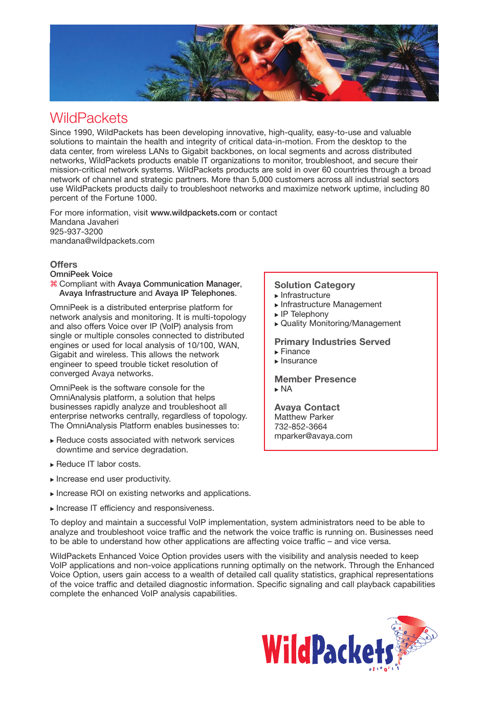 Wildpackets | Avaya Innovations 2 User Manual | Page 51 / 51