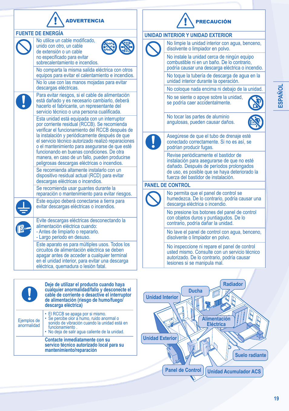 Panasonic WHSDF09C3E5 User Manual | Page 3 / 12