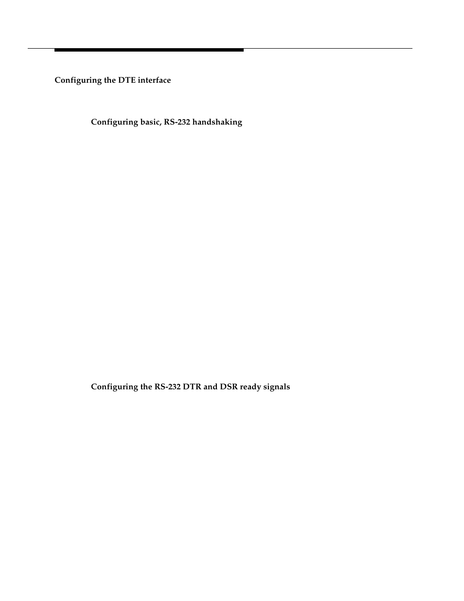 Configuring the dte interface | Avaya 555-233-116 User Manual | Page 104 / 246