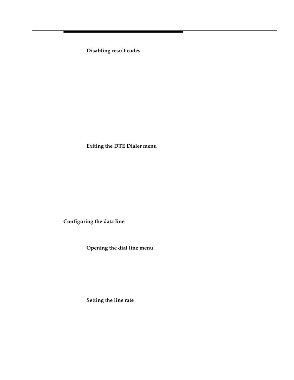 Configuring the data line | Avaya 555-233-116 User Manual | Page 107 / 246