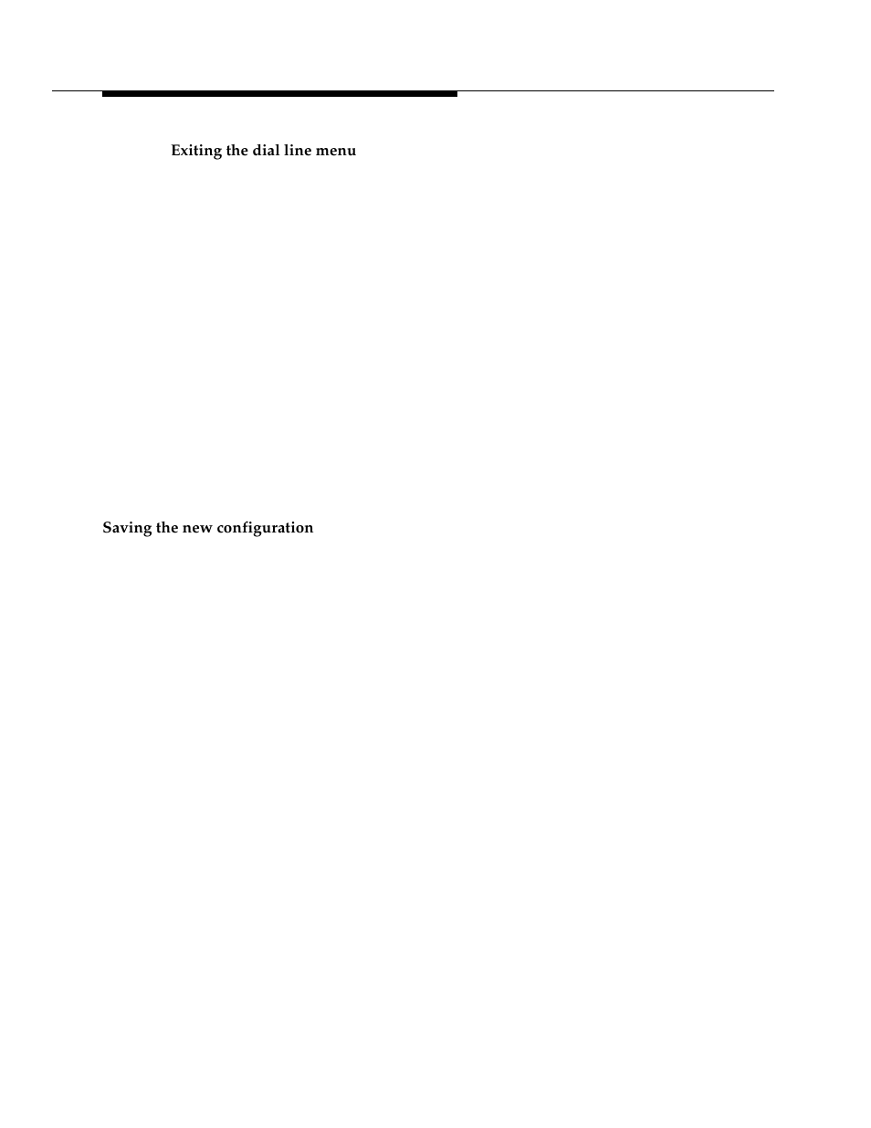 Saving the new configuration | Avaya 555-233-116 User Manual | Page 108 / 246