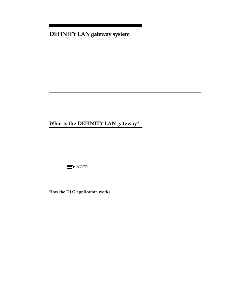 7 definity lan gateway system, What is the definity lan gateway, How the dlg application works | Definity lan gateway system, Chapter 7 | Avaya 555-233-116 User Manual | Page 117 / 246