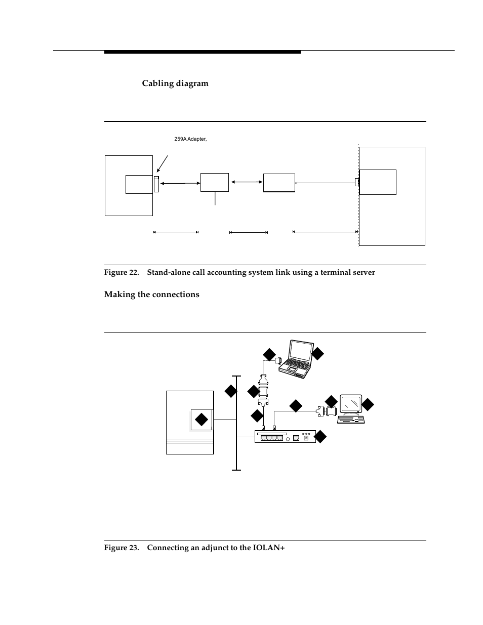 Making the connections, Cabling diagram | Avaya 555-233-116 User Manual | Page 123 / 246