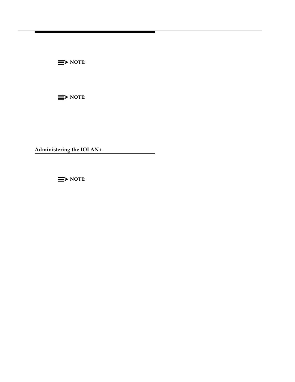 Administering the iolan | Avaya 555-233-116 User Manual | Page 124 / 246