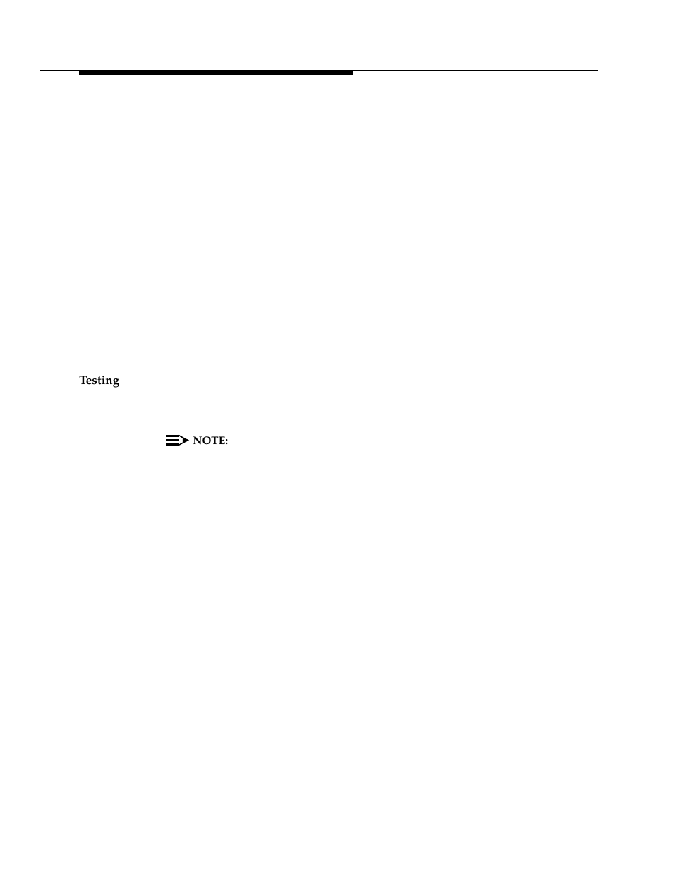 Testing | Avaya 555-233-116 User Manual | Page 130 / 246