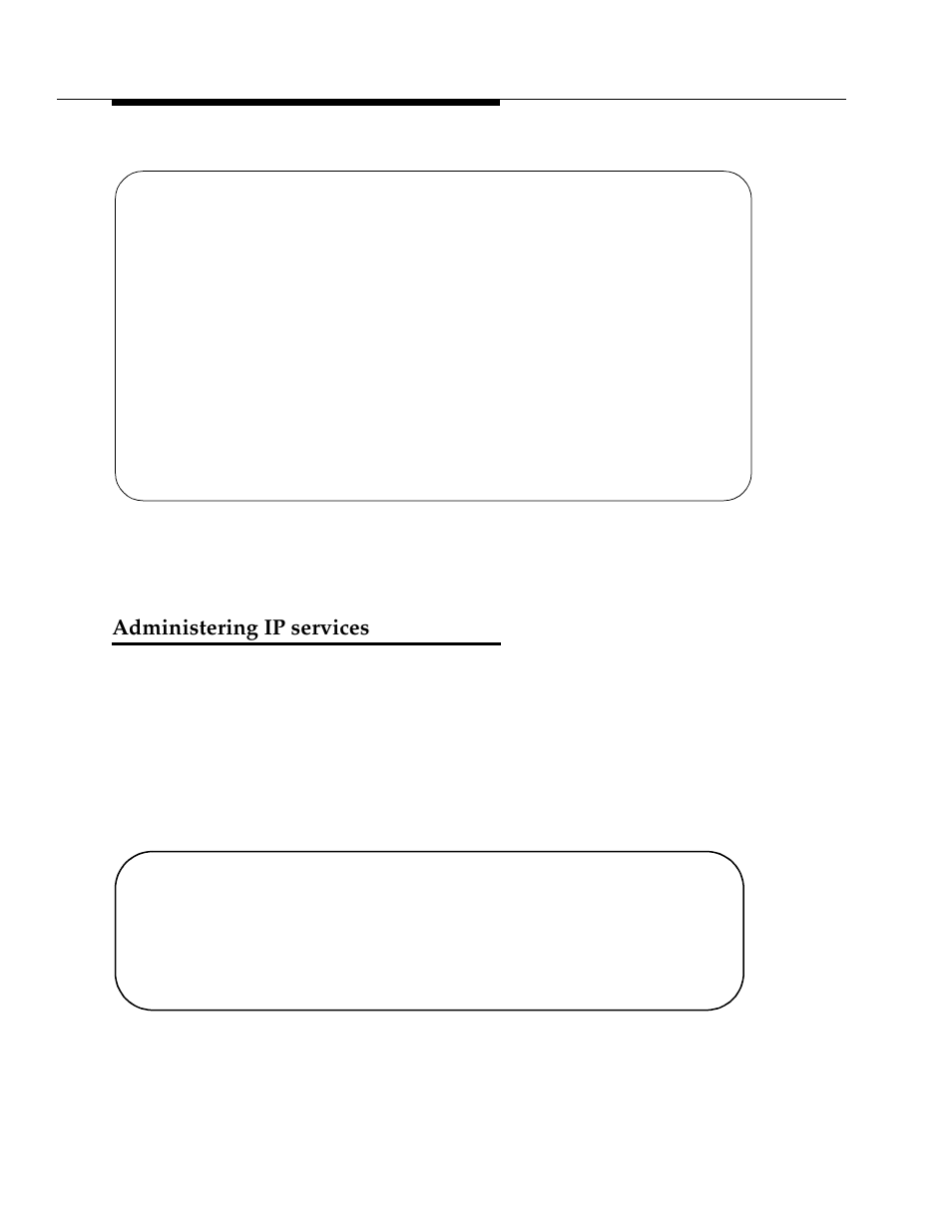 Administering ip services | Avaya 555-233-116 User Manual | Page 132 / 246