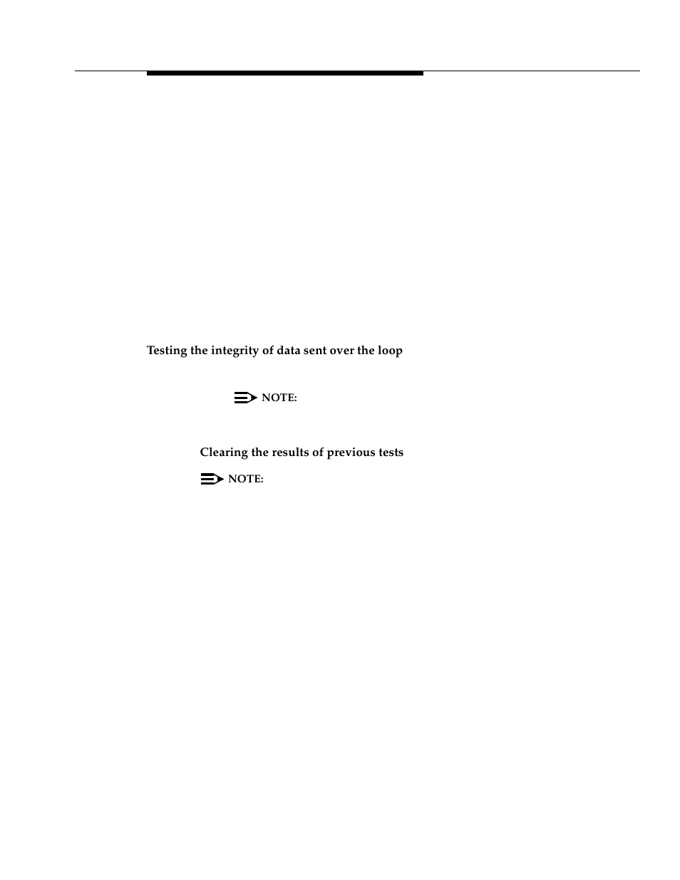 Testing the integrity of data sent over the loop | Avaya 555-233-116 User Manual | Page 139 / 246