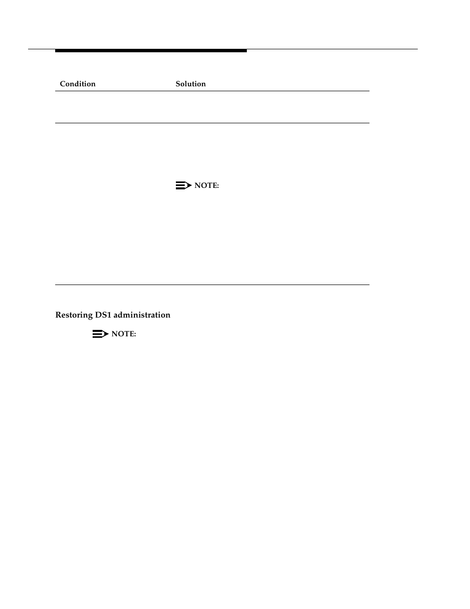 Restoring ds1 administration | Avaya 555-233-116 User Manual | Page 142 / 246