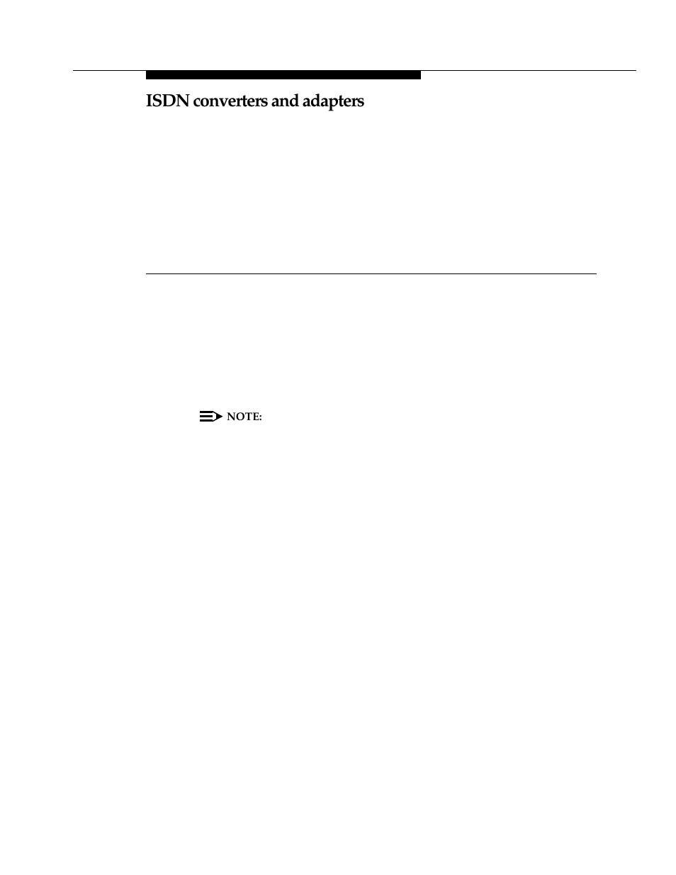 10 isdn converters and adapters, Isdn converters and adapters, Chapter 10 | Avaya 555-233-116 User Manual | Page 157 / 246
