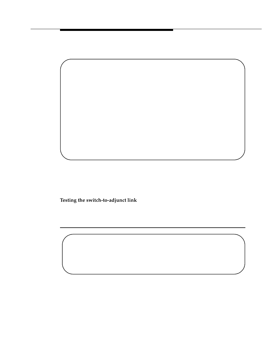 Testing the switch-to-adjunct link | Avaya 555-233-116 User Manual | Page 175 / 246