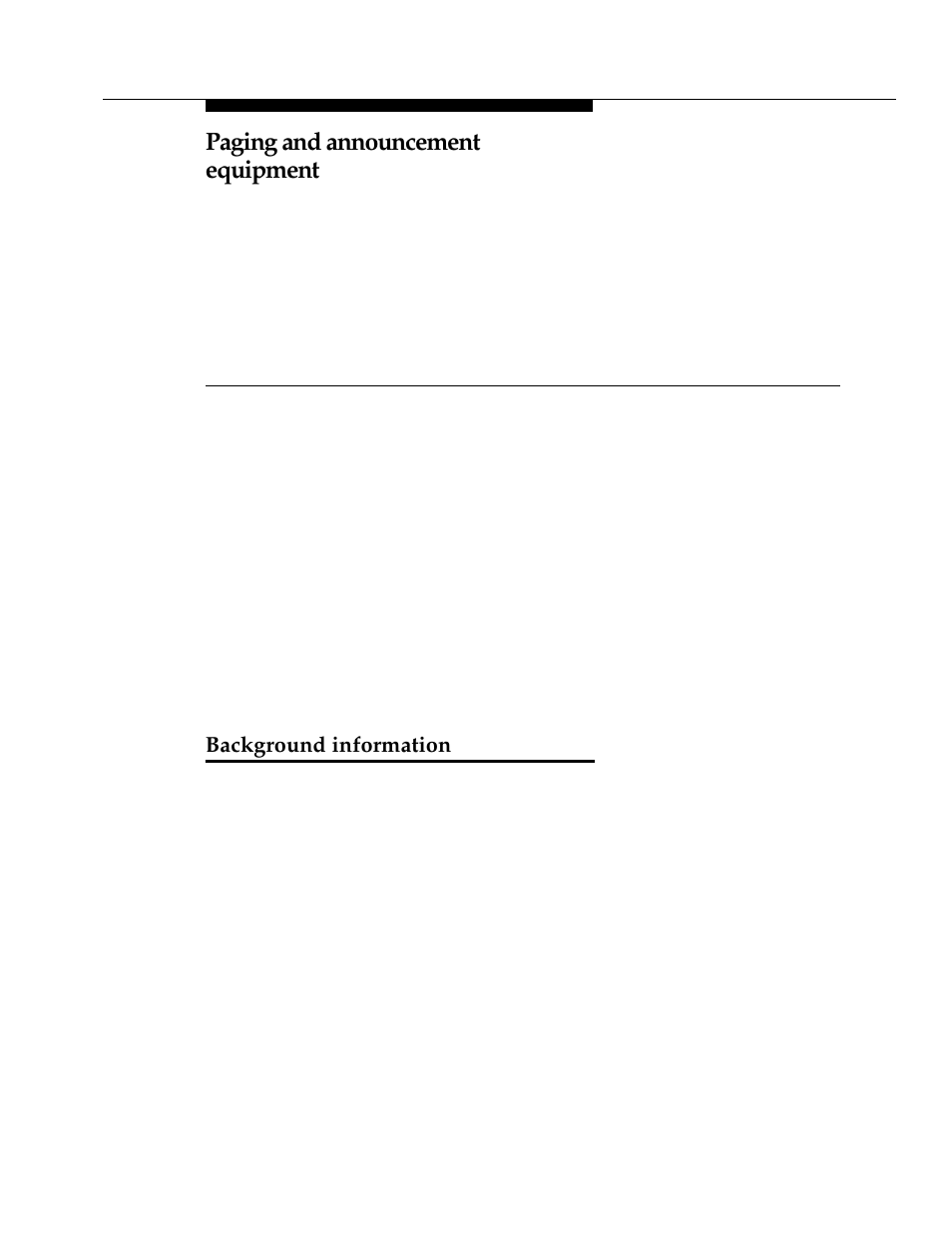 17 paging and announcement equipment, Background information, Paging and announcement equipment | Chapter 17 | Avaya 555-233-116 User Manual | Page 197 / 246