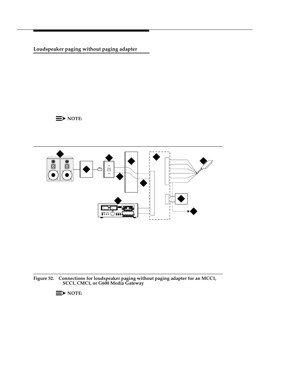 Loudspeaker paging without paging adapter | Avaya 555-233-116 User Manual | Page 202 / 246