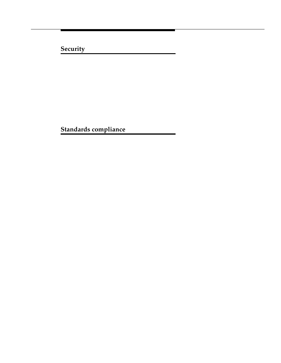 Security, Standards compliance | Avaya 555-233-116 User Manual | Page 21 / 246