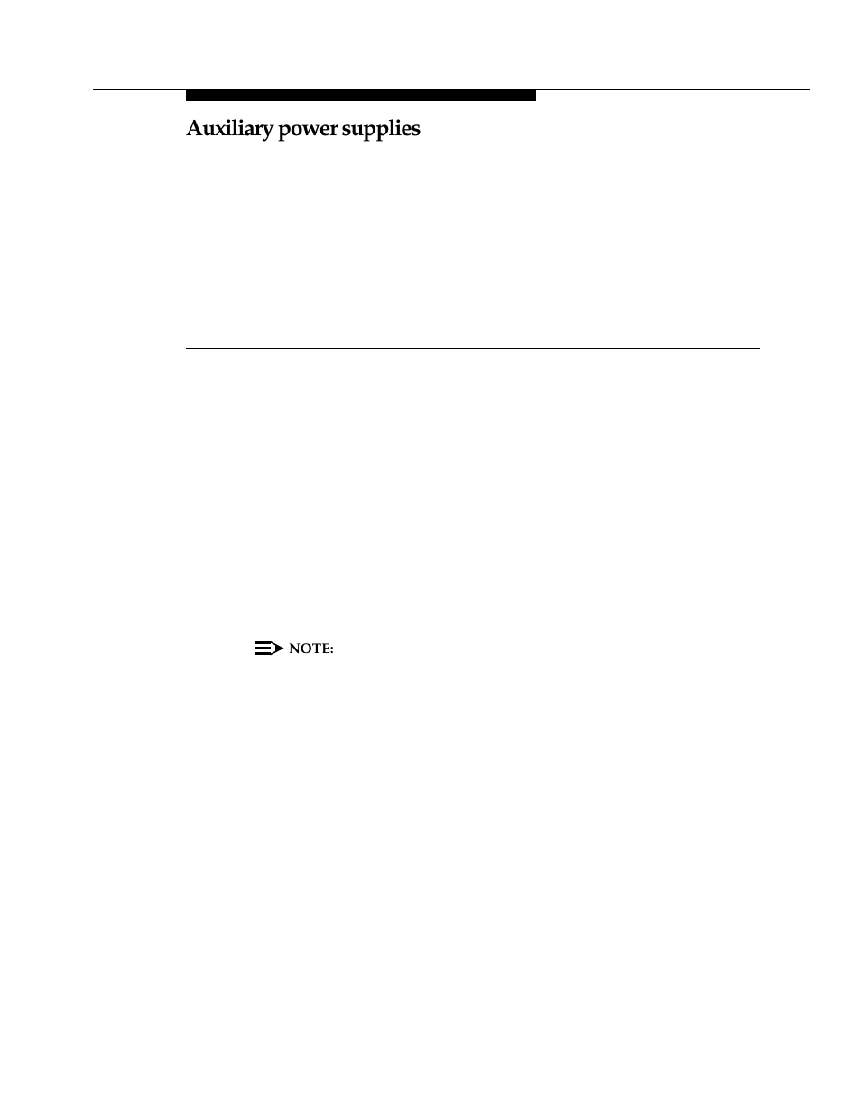 2 auxiliary power supplies, Auxiliary power supplies, Chapter 2 | Avaya 555-233-116 User Manual | Page 29 / 246