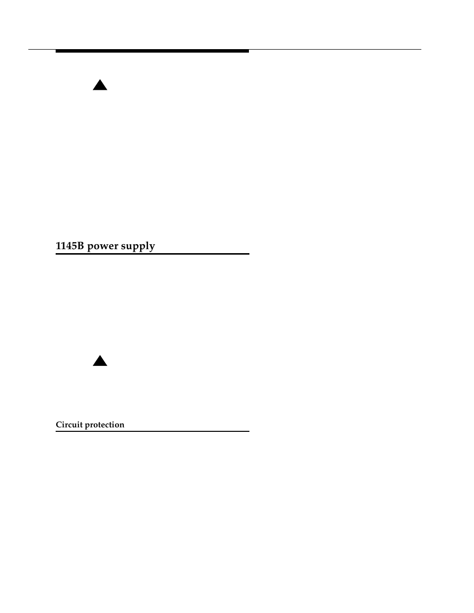 1145b power supply, Circuit protection | Avaya 555-233-116 User Manual | Page 32 / 246