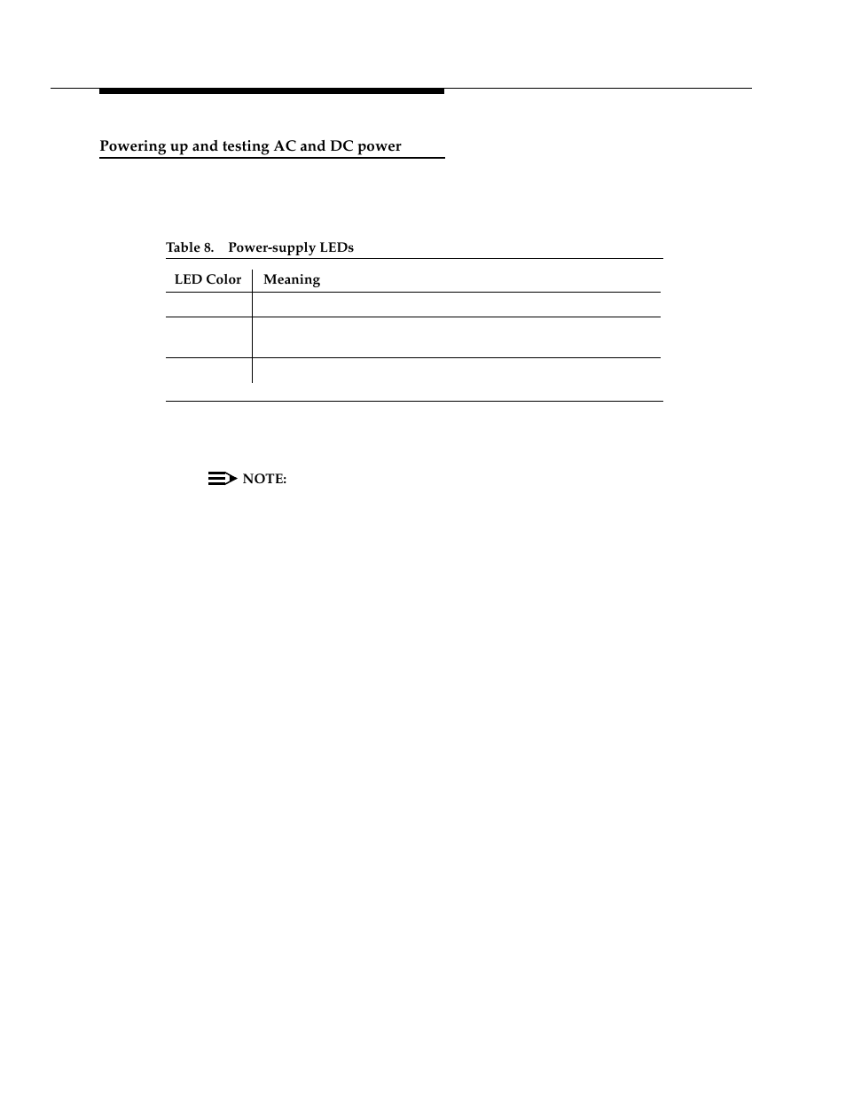 Powering up and testing ac and dc power | Avaya 555-233-116 User Manual | Page 38 / 246