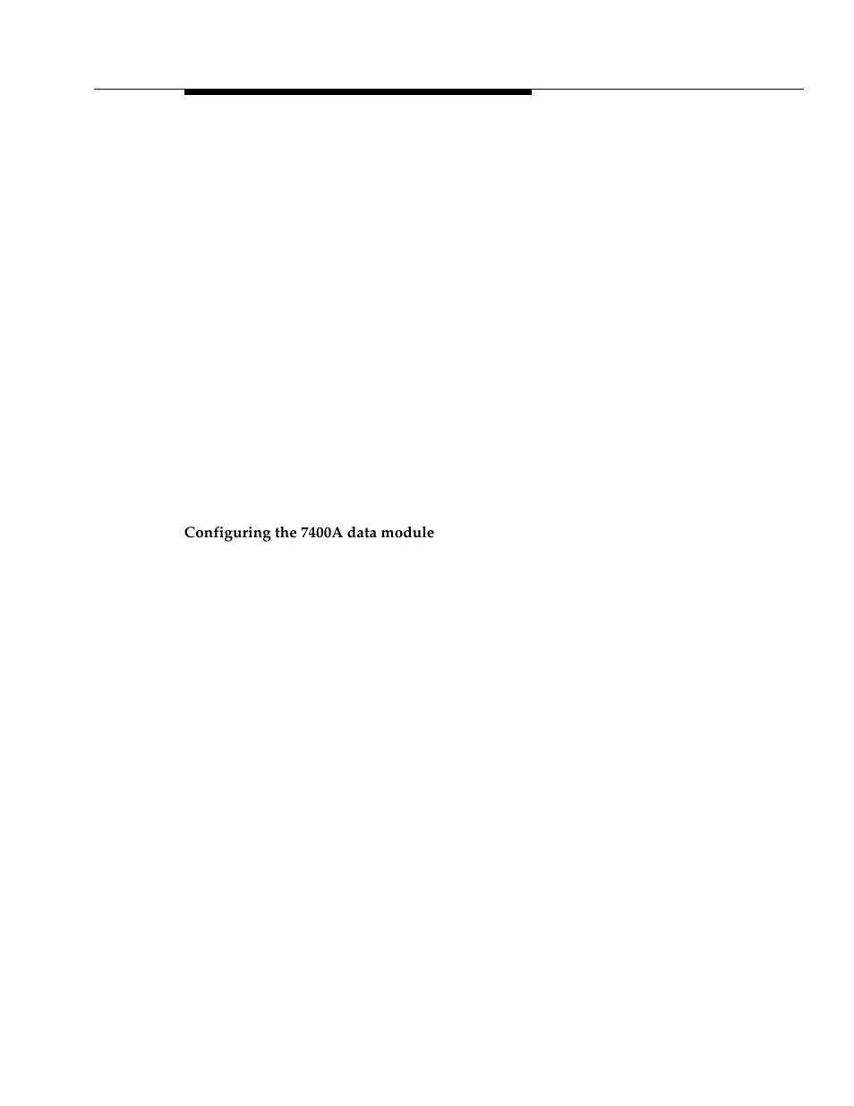 Configuring the 7400a data module | Avaya 555-233-116 User Manual | Page 57 / 246