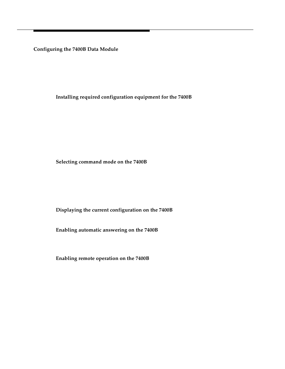 Configuring the 7400b data module | Avaya 555-233-116 User Manual | Page 78 / 246