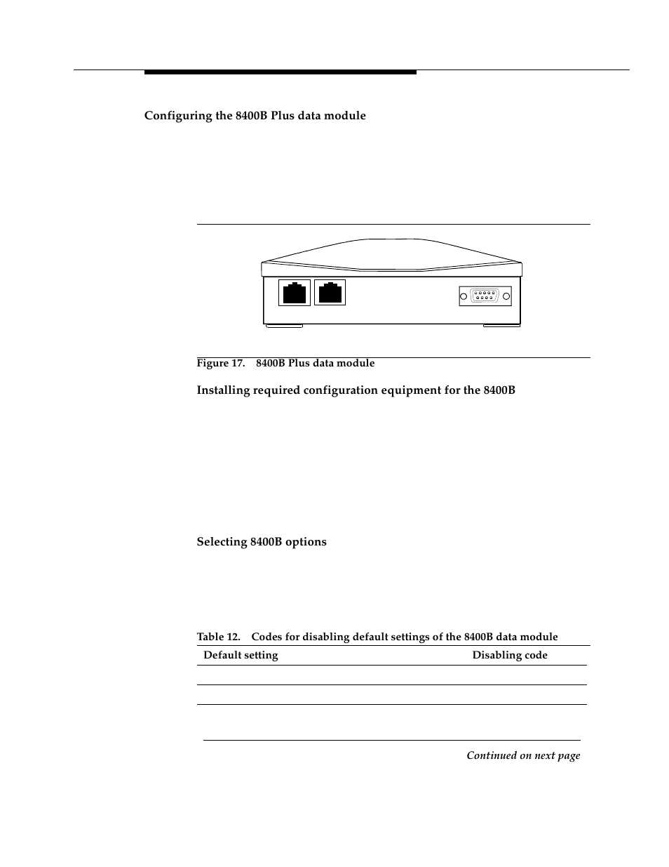 Configuring the 8400b plus data module | Avaya 555-233-116 User Manual | Page 93 / 246