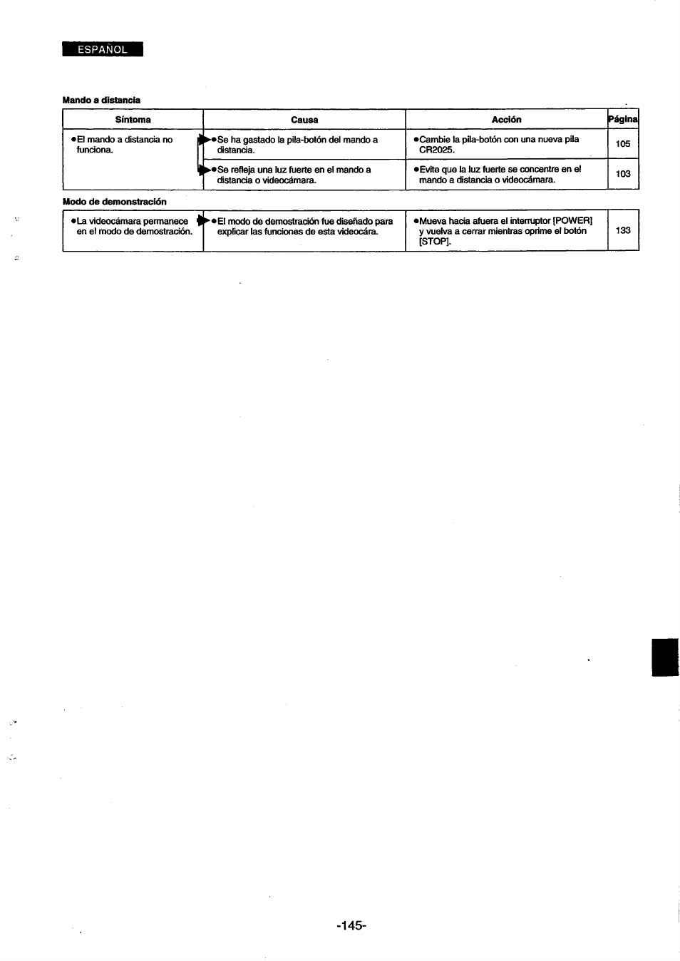 Panasonic NVSX30EG User Manual | Page 145 / 146